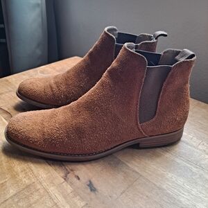 Men's Brown Suede Sonoma Chelsea Boots Size 8
